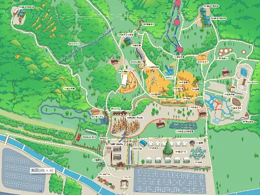 海口景区手绘地图在紧急疏散与救援中的重要作用 ？